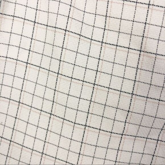 JOIE | Plaid Ankle Pants Porcelain Cotton Size 2 - Picture 13 of 13